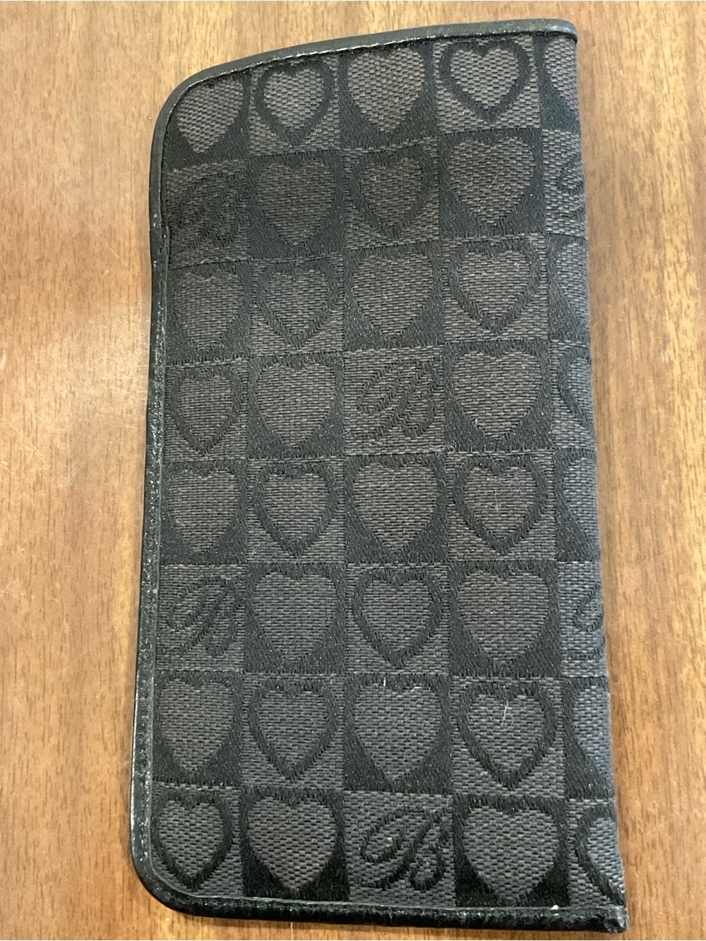 Brighton Black Logo Metal Heart pattern Eyeglasses Sunglasses Soft Case Fabric - Picture 7 of 10